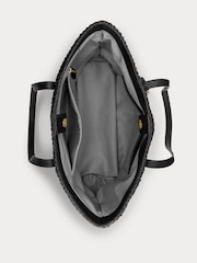 Lauren Ralph Lauren Whitney Straw Tote 100% Cotton Bag - Image 4 of 6