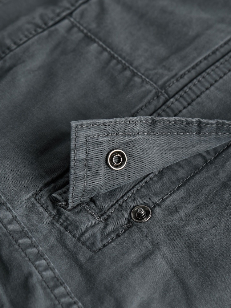 Charcoal Grey Regular Fit Cargo Trousers - Image 12 of 12 Charcoal Grey Regular Fit Cargo Trousers - Image 12 of 12