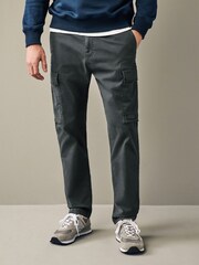 Anthrazitgrau - Cargohose in regulärer Passform - Bild 3 von 12