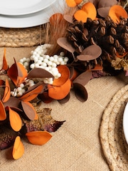 Scottish Everlastings Ltd Brown Artificial Autumn Garland - Image 3 of 3