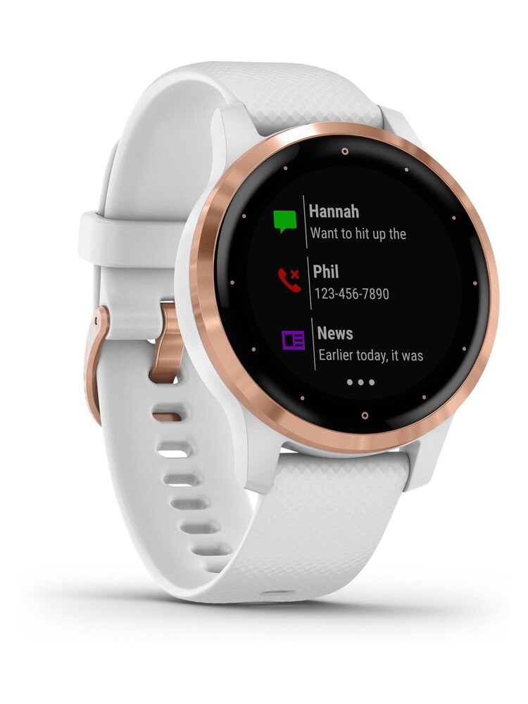 Garmin vívoactive® White/Rose Gold 4S GPS Smartwatch - Image 16 of 16