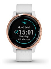 Garmin vívoactive® White/Rose Gold 4S GPS Smartwatch - Image 4 of 16
