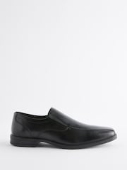 Negro - Corte ancho - Zapatos sin cierres con paneles de cuero - Imagen 3 de 6