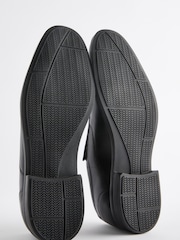 Negro - Corte ancho - Zapatos sin cierres con paneles de cuero - Imagen 4 de 6