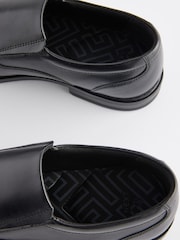 Negro - Corte ancho - Zapatos sin cierres con paneles de cuero - Imagen 6 de 6