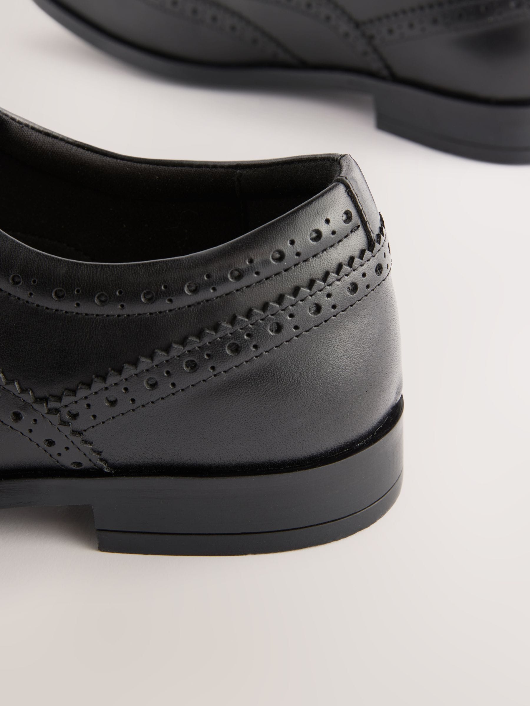 Buy Black Wide Fit Leather Oxford Brogue Shoes from Next USA