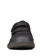 Clarks Black Multi Fit Leather Scape Flare Kids Shoes - Image 4 of 7