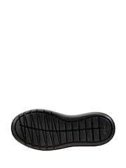 Clarks Black Multi Fit Leather Scape Flare Kids Shoes - Image 7 of 7