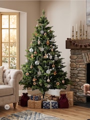 Scottish Everlastings Ltd Green Artificial Mixed Branch Christmas Tree - Image 1 of 3
