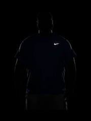 Nike Light Blue Miler Dri-FIT UV Running T-Shirt - Image 11 of 11