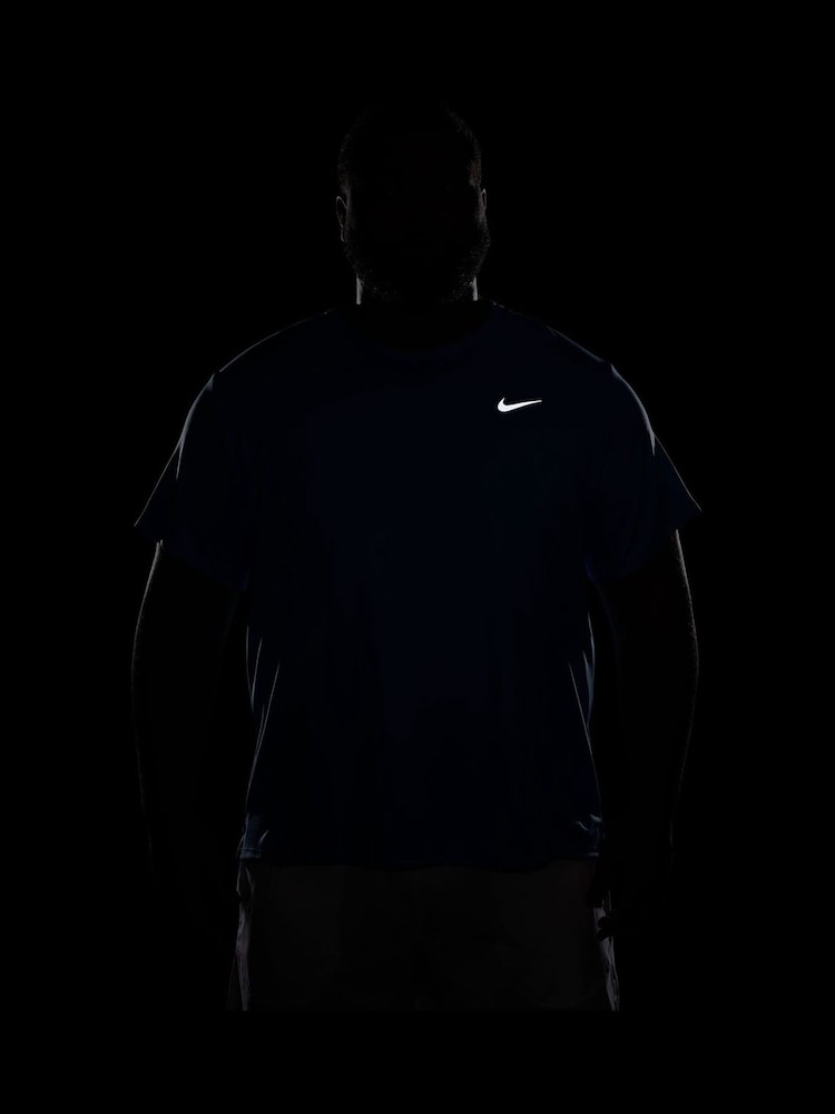 Nike Light Blue Miler Dri-FIT UV Running T-Shirt - Image 11 of 11