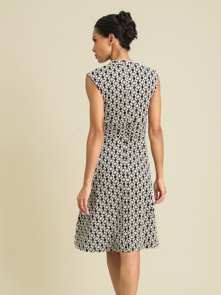 Gina Bacconi Black Tabby Jersey Dress - Image 2 of 5
