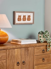 Natural Hamish The Highland Cow Fluffy Art - Image 2 of 5
