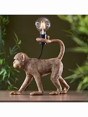 Gallery Home Gold Capuchin Monkey Table Lamp - Image 2 of 5
