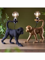 Gallery Home Gold Capuchin Monkey Table Lamp - Image 4 of 5