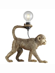 Gallery Home Gold Capuchin Monkey Table Lamp - Image 5 of 5