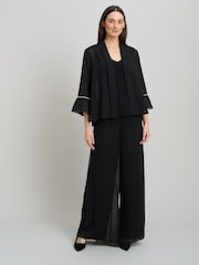 Gina Bacconi Jessa Sheer Sleeve Jacket - صورة 4 من 5
