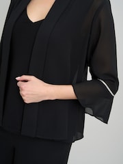 Gina Bacconi Jessa Sheer Sleeve Jacket - صورة 5 من 5