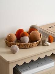 Scottish Everlastings Ltd Brown Felt Acorns & Toadstools Set with Tray - Image 2 of 4