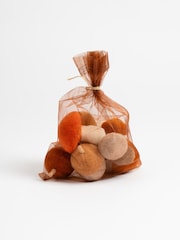 Scottish Everlastings Ltd Brown Felt Acorns & Toadstools Set with Tray - Image 4 of 4