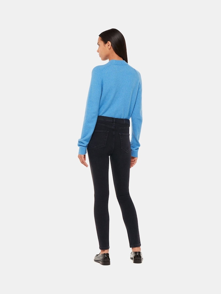 Whistles Black Sculpt Skinny Jeans - Image 2 of 5