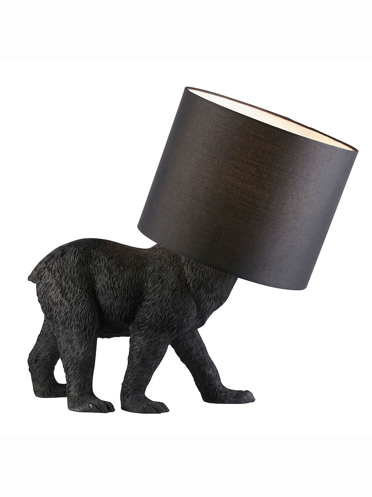 Gallery Home Boris Bear Black Table Lamp - Image 4 of 4