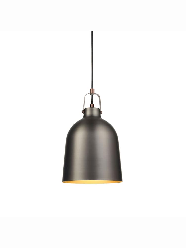Gallery Home Silver Lacie Aged Pewter Pendant Ceiling Light - Image 9 of 9