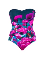 Seaspray Green Honolulu Bandeau Tummy Control Longer Length Swimsuit - Image 4 of 4
