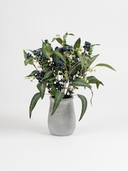 Scottish Everlastings Ltd Green Eucalyptus & Berry Arrangement in Vase - Image 2 of 3