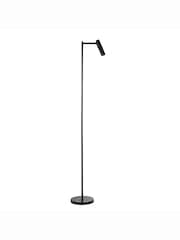 Gallery Home Black Reader Satin Nickel Floor Lamp - Image 7 of 7