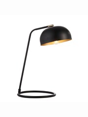 Gallery Home Claire Matt Black and Antique Brass Table Lamp - Image 5 of 5