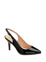 Ravel Black Slingback Stiletto Court Shoes - Image 1 of 4