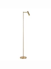 Gallery Home Reader Satin Warm Brass Floor Lamp - Image 4 of 4