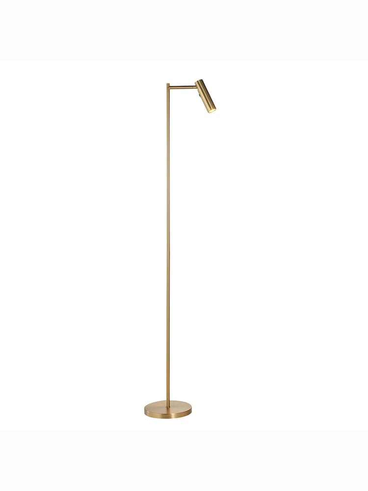 Gallery Home Reader Satin Warm Brass Floor Lamp - Image 4 of 4
