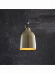 Gallery Home Lacie Antique Brass Pendant Ceiling Light - Image 1 of 4