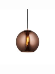 Gallery Home Copper Bali Mirrored Glass Pendant Ceiling Light - Image 7 of 8
