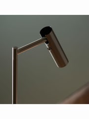 Gallery Home Silver Reader Satin Nickel Floor Lamp - Image 3 of 7