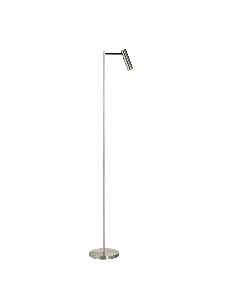 Gallery Home Silver Reader Satin Nickel Floor Lamp - Image 7 of 7