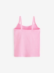 Multi Pastel Pastel Rib Cami Vest 5 Pack (2-16yrs) - Image 2 of 8