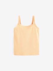 Multi Pastel Pastel Rib Cami Vest 5 Pack (2-16yrs) - Image 4 of 8