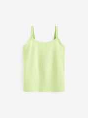 Multi Pastel Pastel Rib Cami Vest 5 Pack (2-16yrs) - Image 6 of 8