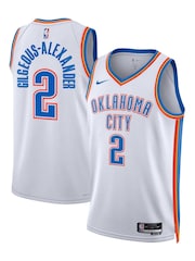 Nike White Oklahoma City Thunder Association Edition Swingman Jersey - Shai Gilgeous-Alexander Unisex - Image 1 of 3