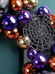 Scottish Everlastings Ltd Purple Halloween Bauble Wreath - Image 3 of 3