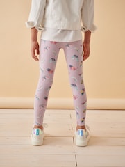Rosafarbener Schmetterling - Leggings mit Print (3–16 J.) - Bild 1 von 6