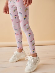 Rosafarbener Schmetterling - Leggings mit Print (3–16 J.) - Bild 2 von 6