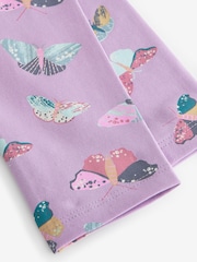 Rosafarbener Schmetterling - Leggings mit Print (3–16 J.) - Bild 5 von 6