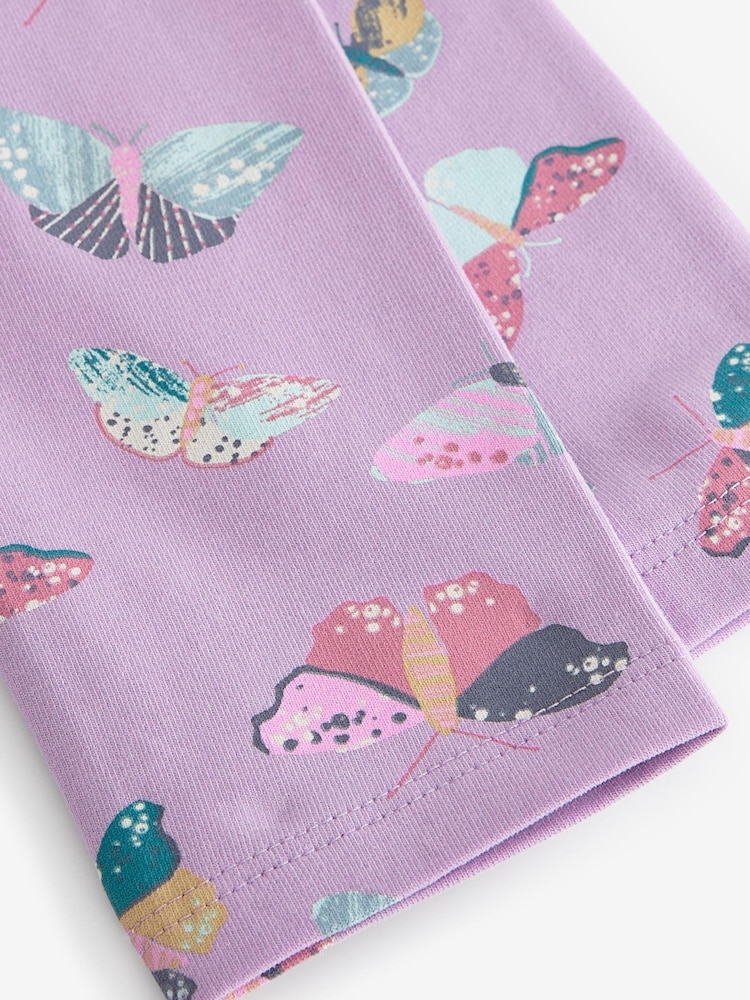 Rosafarbener Schmetterling - Leggings mit Print (3–16 J.) - Bild 6 von 6