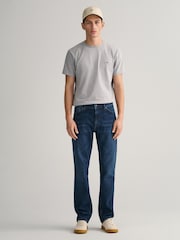 Azul oscuro usado - Gant Vaqueros Regular Fit - Imagen 1 de 5