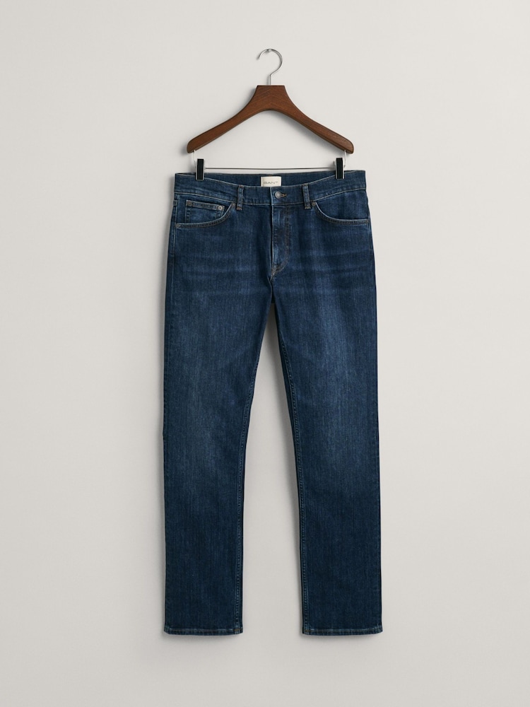Azul oscuro usado - Gant Vaqueros Regular Fit - Imagen 5 de 5