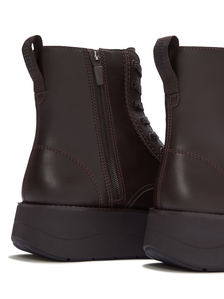 FitFlop Brown Gen-FF Roam Leather Lace Up Boots - Image 3 of 3 FitFlop Brown Gen-FF Roam Leather Lace Up Boots - Image 3 of 3